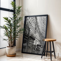 ROBINS Retro City Street Scene Wall Print