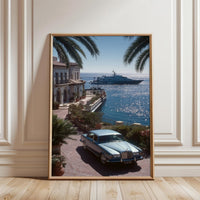 Rolls Royce Yacht Luxury Wall Print – Aesthetic Car and Yacht Print