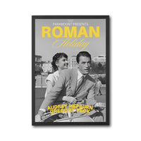 Roman Holiday Retro Movie Wall Poster Wall Décor – Audrey Hepburn & Gregory Peck Traditional Film Decor
