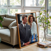 Romantic Movie Scene Cinematic Print Wall Décor