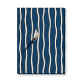 Sailboat on Blue Water Coastal Wall Art – Aerial Waves Print