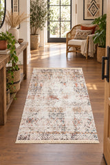 Scandinavian Modern Area Rug in a hallway