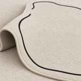 Scandinavian Modern Kitchen Rug – texture close-up