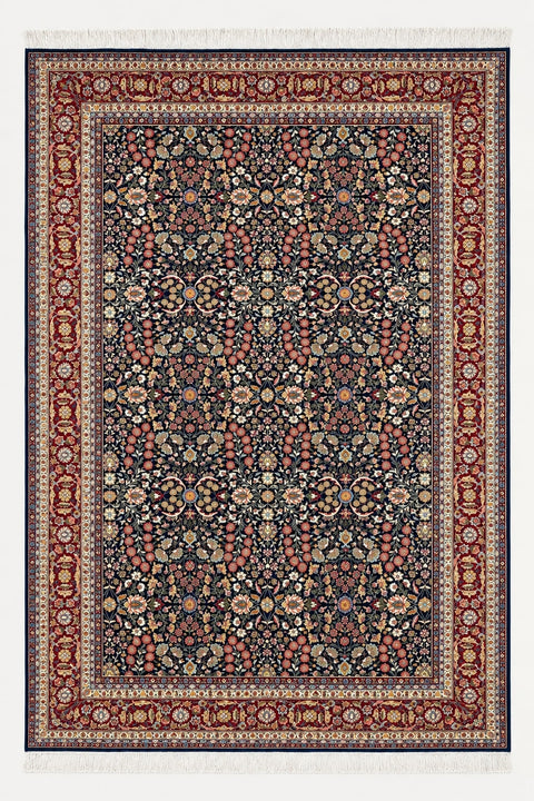 Seven Mountains Floral Traditional Area Rug