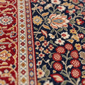 Seven Mountains Floral Traditional Area Rug – texture close-up