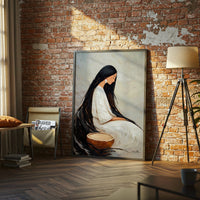 Şeyda Alay Woman with Long Hair Aesthetic Wall Décor Wall Poster Print