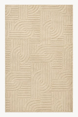 Siena Modern Plush Area Rug – Beige