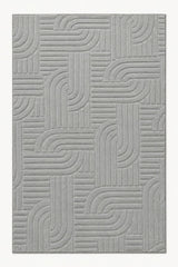 Siena Modern Plush Area Rug – Gray
