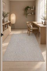 Sisal Look Scandinavian Area Rug – Beige & Cream in a office