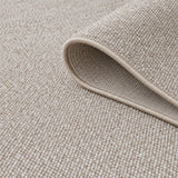 Sisal Look Scandinavian Area Rug – Beige & Cream – texture close-up