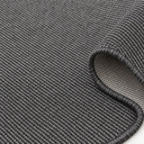 Sisal Look Scandinavian Area Rug – Black – texture close-up