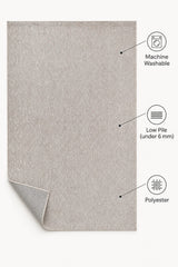 Sisal Look Scandinavian Area Rug – Cream – features