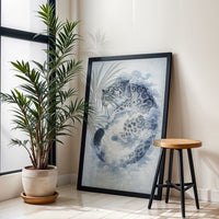 Snow Leopard Cloud Aesthetic Wall Décor Print