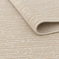 Soft Modern Shag Area Rug – Cream 1 – texture close-up