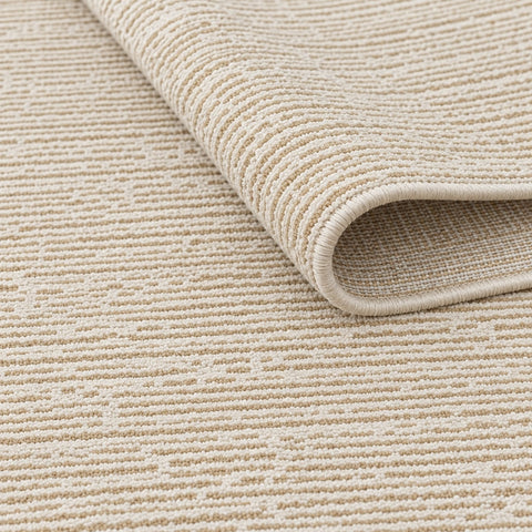 Soft Modern Shag Area Rug – Cream 1 – texture close-up