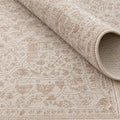 Soft Modern Shag Area Rug – Cream 4 – texture close-up
