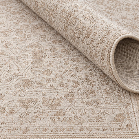 Soft Modern Shag Area Rug – Cream 4 – texture close-up