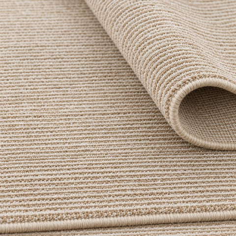 Soft Modern Shag Area Rug – Cream & Beige 1 – texture close-up