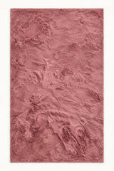 Soft Plush Modern Area Rug – Dusty Rose