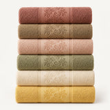 Solid Cotton Hand Towel Set of 6