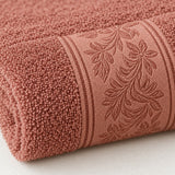 Solid Cotton Hand Towel Set of 6 – texture close-up