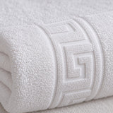 Solid Cotton Hand Towel Set of 6 – Mint Mix – texture close-up