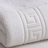 Solid Cotton Hand Towel Set of 6 – Multicolor – texture close-up