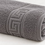 Solid Cotton Hand Towel Set of 6 – Multicolor – texture close-up