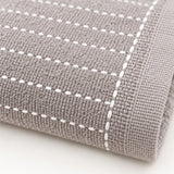 Solid Cotton Kitchen Towel Set of 4 – Cream – texture close-up