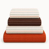 Solid Cotton Kitchen Towel Set of 4 – Orange