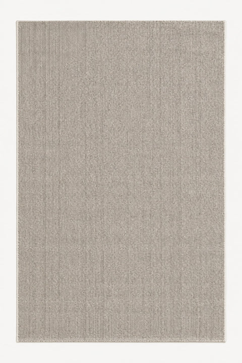 Solid Modern Area Rug – Brown