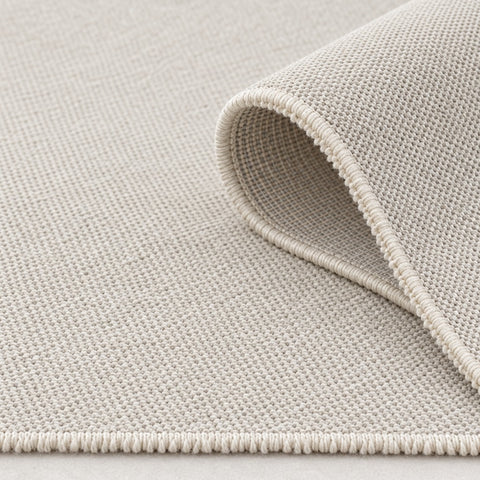 Solid Modern Area Rug – Cream – texture close-up