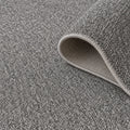 Solid Modern Area Rug – Gray – texture close-up