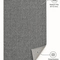 Solid Modern Area Rug – Gray – features
