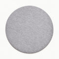 Solid Modern Round Plush Rug – Gray