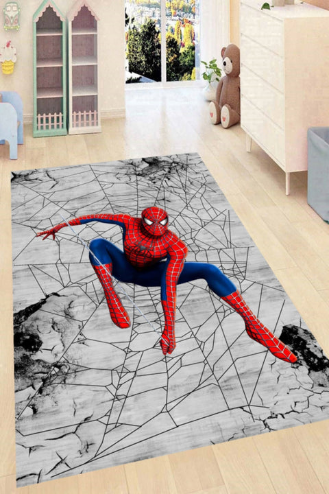 Spider-Man Kids Area Rug in a nursery