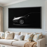 Sports Coupe Photography Modern Wall Art – Dark Minimalist Car Print