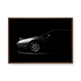 Sports Coupe Photography Modern Wall Art – Dark Minimalist Car Print