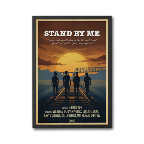 Stand By Me Heritage Movie Wall Poster Wall Décor – 1986 Film Traditional