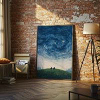 Starry Night Sky Aesthetic Wall Décor Poster Print