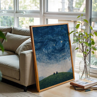 Starry Night Sky Aesthetic Wall Décor Poster Print