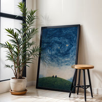 Starry Night Sky Aesthetic Wall Décor Poster Print
