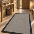 Striped Area Rug in a hallway