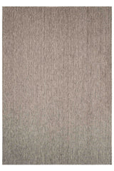 Striped Boho Kilim Area Rug – Gray