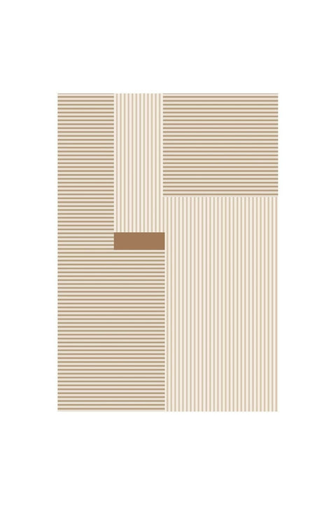 Striped Modern Area Rug