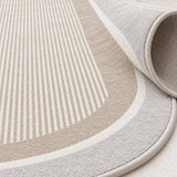 Striped Modern Area Rug – texture close-up