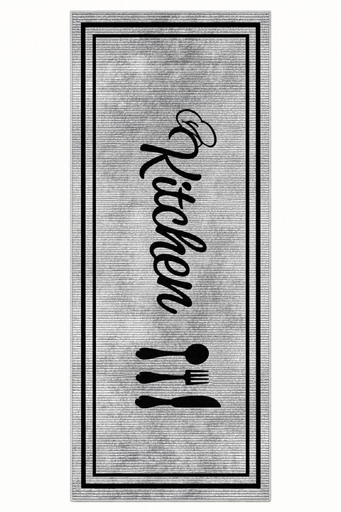 Striped Modern Kitchen Rug
