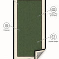 Striped Modern Kitchen Rug – Green 1 – features