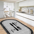 Striped Modern Kitchen Rug – Multicolor