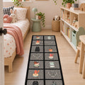 Striped Modern Kitchen Rug – Multicolor in a nursery
